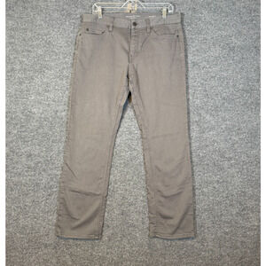 Banana Republic Jeans Mens 34x30 Gray Traveler Slim Fit Stretch Casual Denim